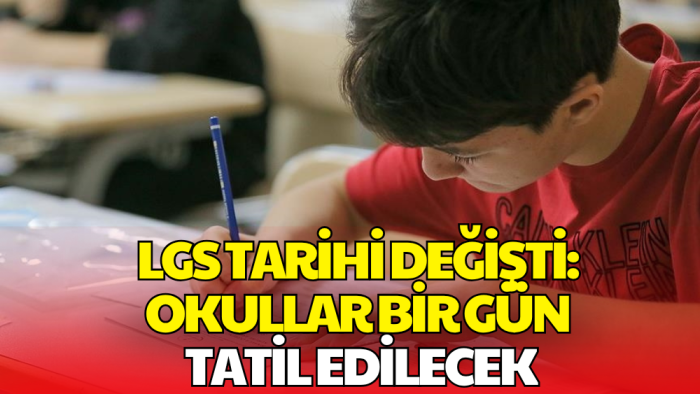 Bakan Tekin Açıkladı: LGS Tarihi Değişti